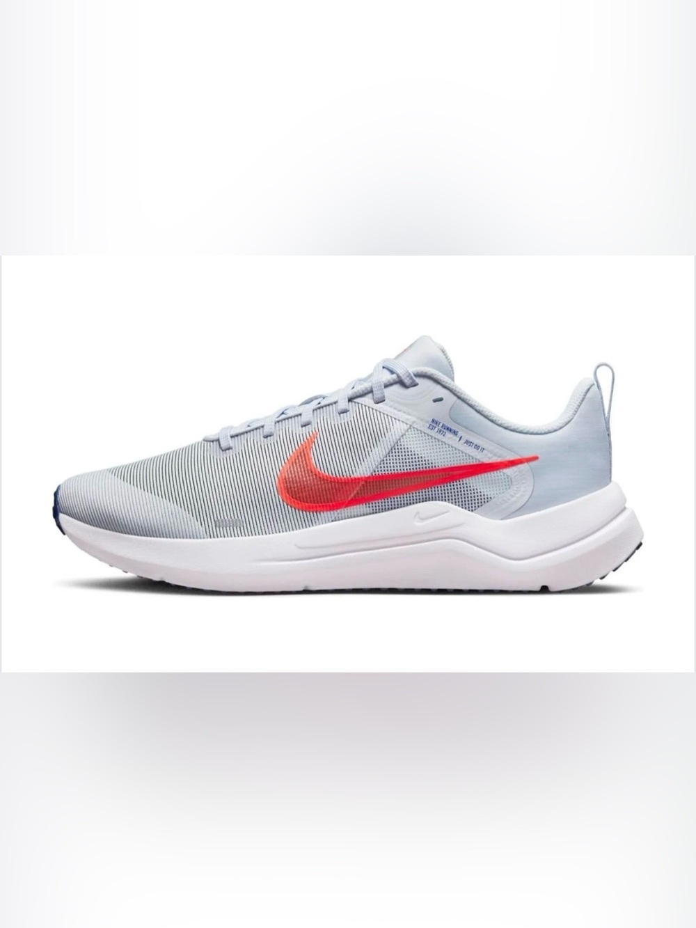 Nike Men’s Downshifter 12 Grey/Crimson Running Shoes [DD9293-006] Size 10M